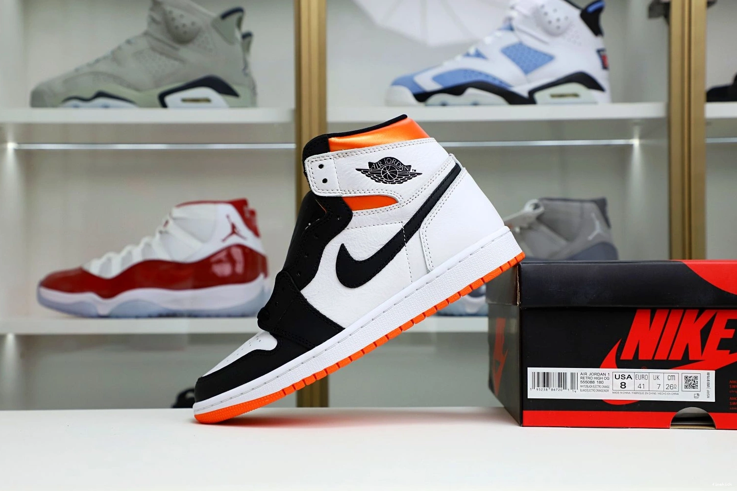 High Orange' 1 Electro OG Retro Air Jordan 0114